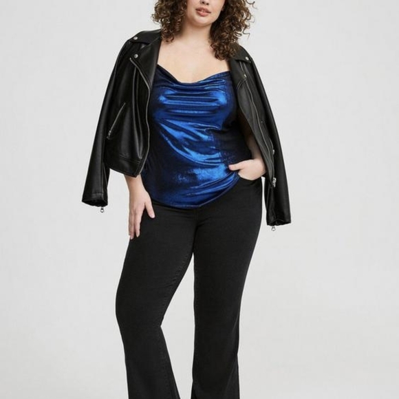 Torrid Shine Blue Cami, NWT, Size 1X - Picture 2 of 8